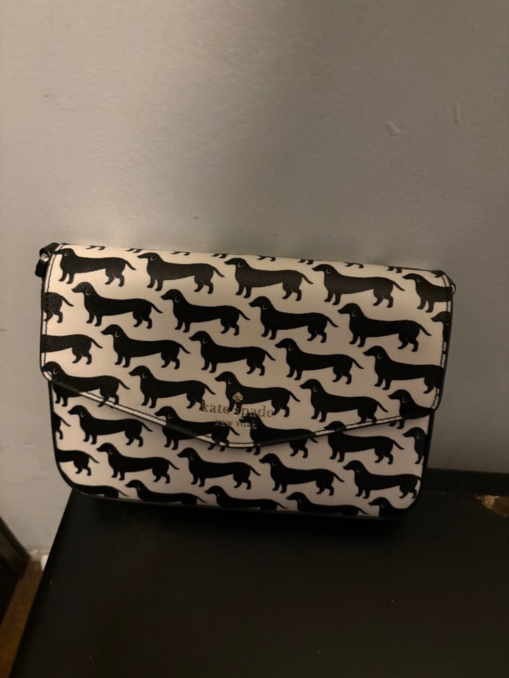 Kate Spade purse dachshund